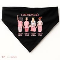 In October We Remember Those Who Fought And Won USA-Made Doggie Bandana thumb 0
