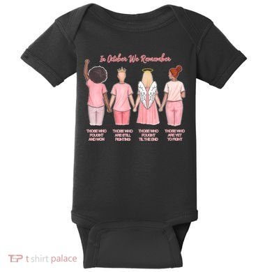 In October We Remember Those Who Fought And Won Baby Bodysuit