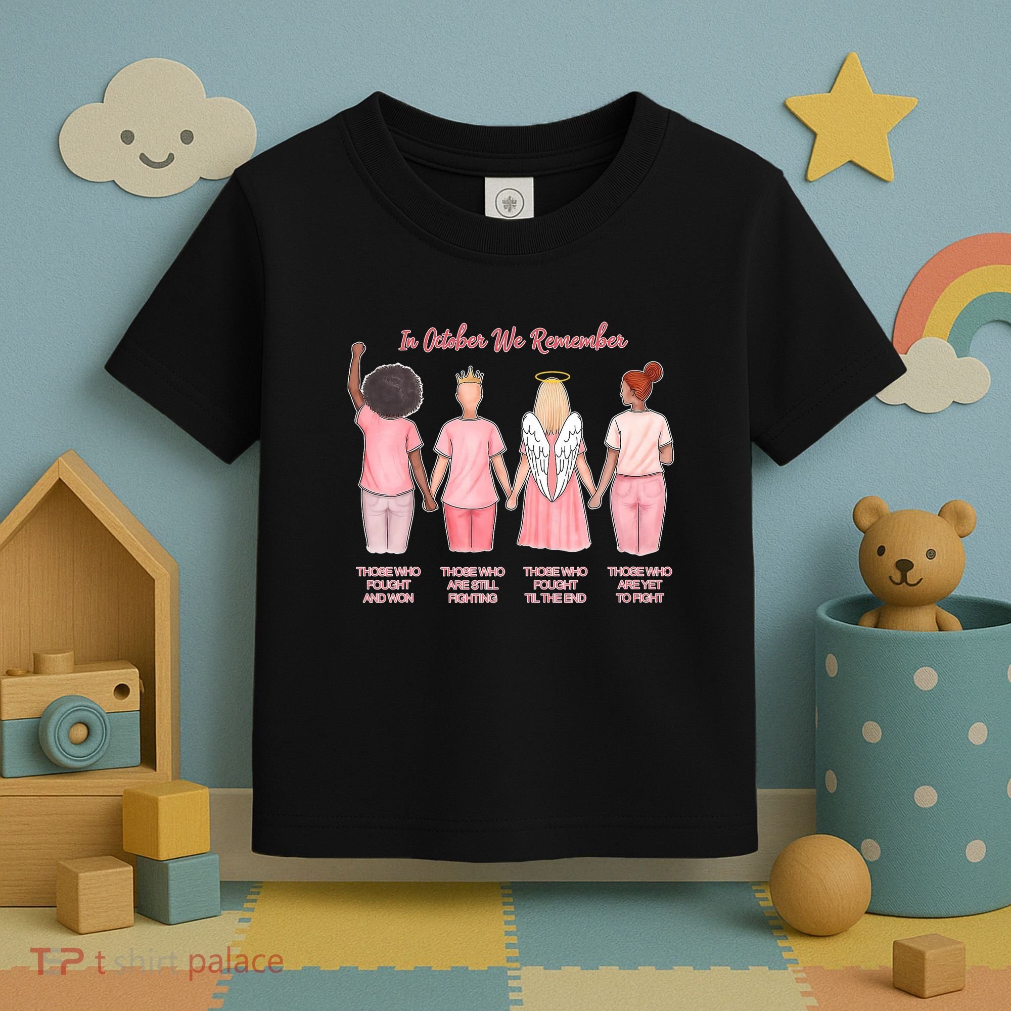 In October We Remember Those Who Fought And Won Toddler T-Shirt
