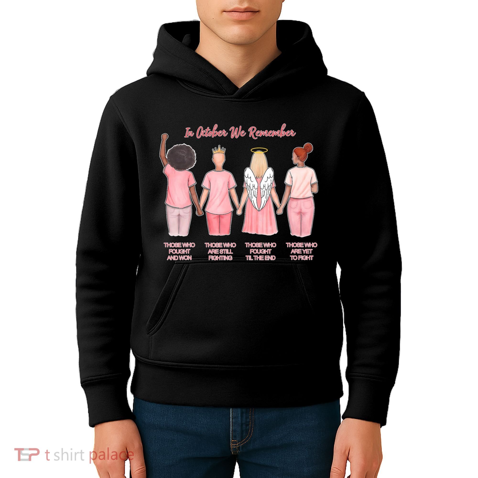 In October We Remember Those Who Fought And Won Kids Hoodie
