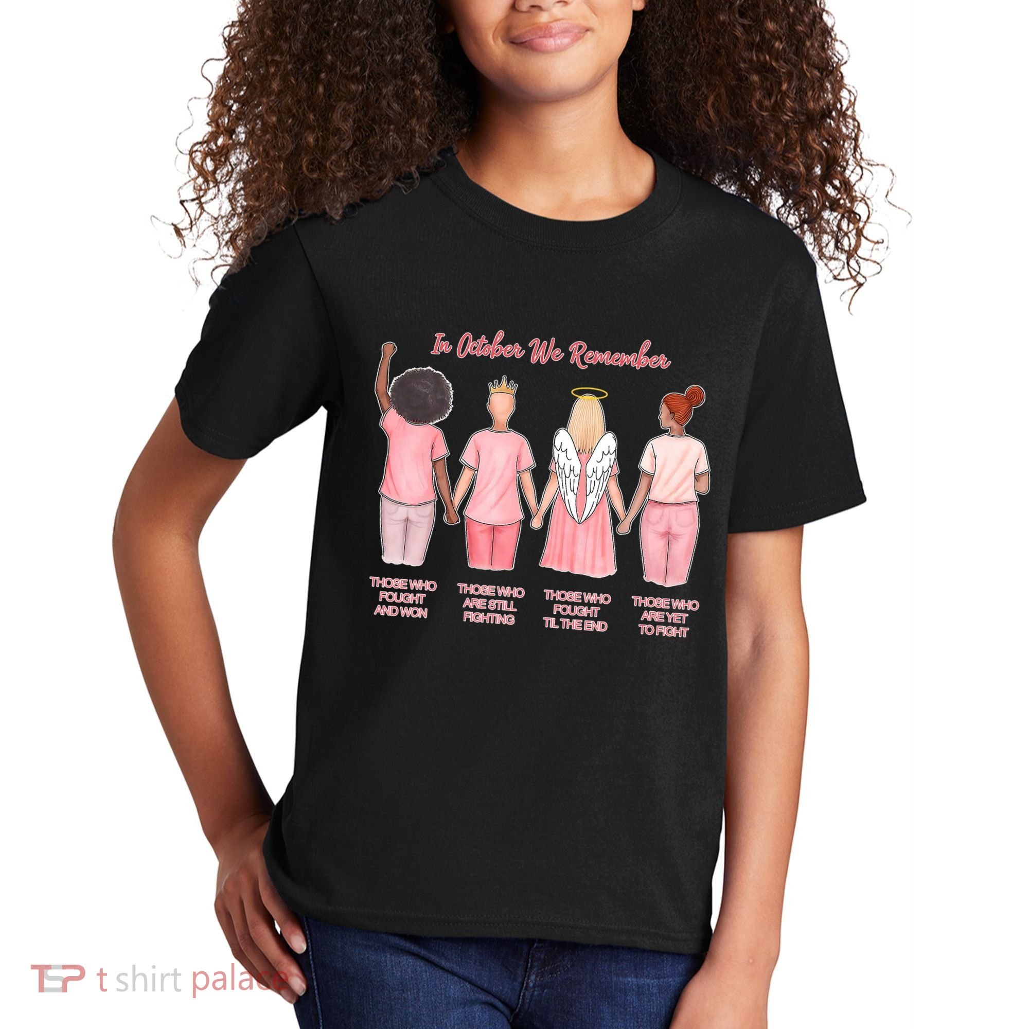 In October We Remember Those Who Fought And Won Kids T-Shirt