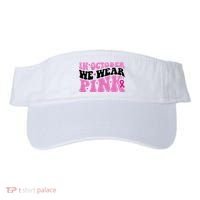 In October We Wear Pink Breast Cancer Ribbon Visor thumb 0