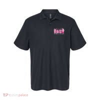 In October We Wear P.Ink Ribbon Pumpkin Spice Breast Cancer Gift Polo thumb 0