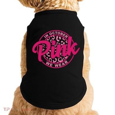 In October We Wear Pink Doggie Tank