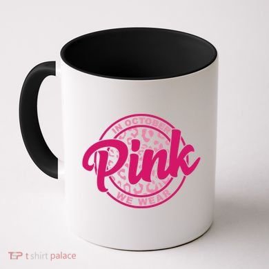 In October We Wear Pink Coffee Mug