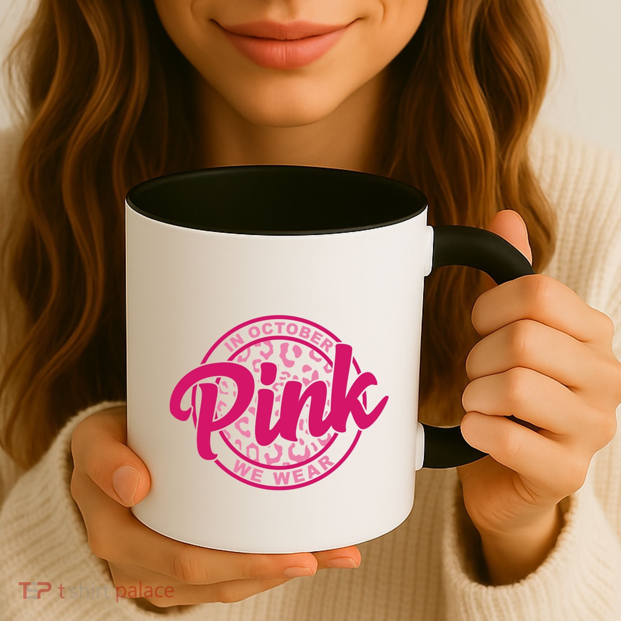 In October We Wear Pink Coffee Mug