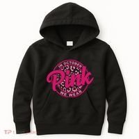 In October We Wear Pink Kids Hoodie thumb 0