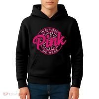 In October We Wear Pink Kids Hoodie thumb 4