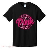 In October We Wear Pink Kids T-Shirt thumb 0