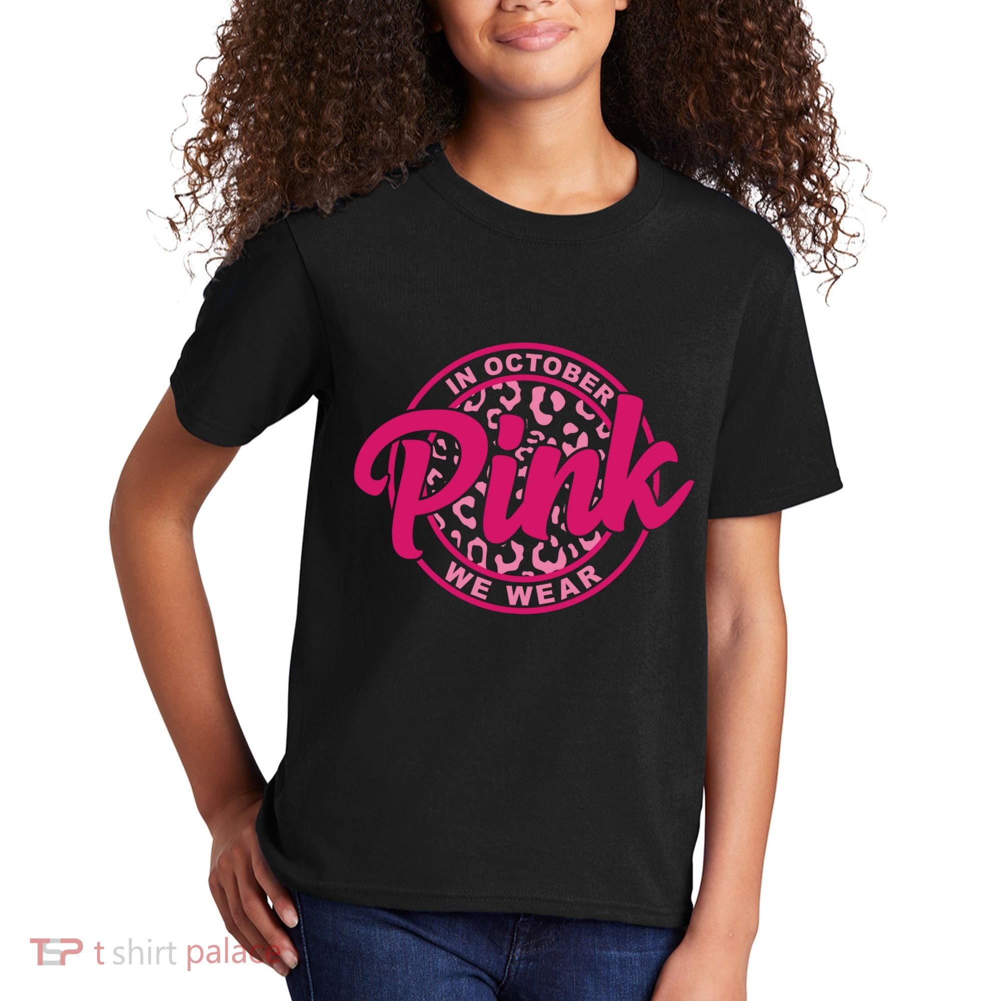 In October We Wear Pink Kids T-Shirt