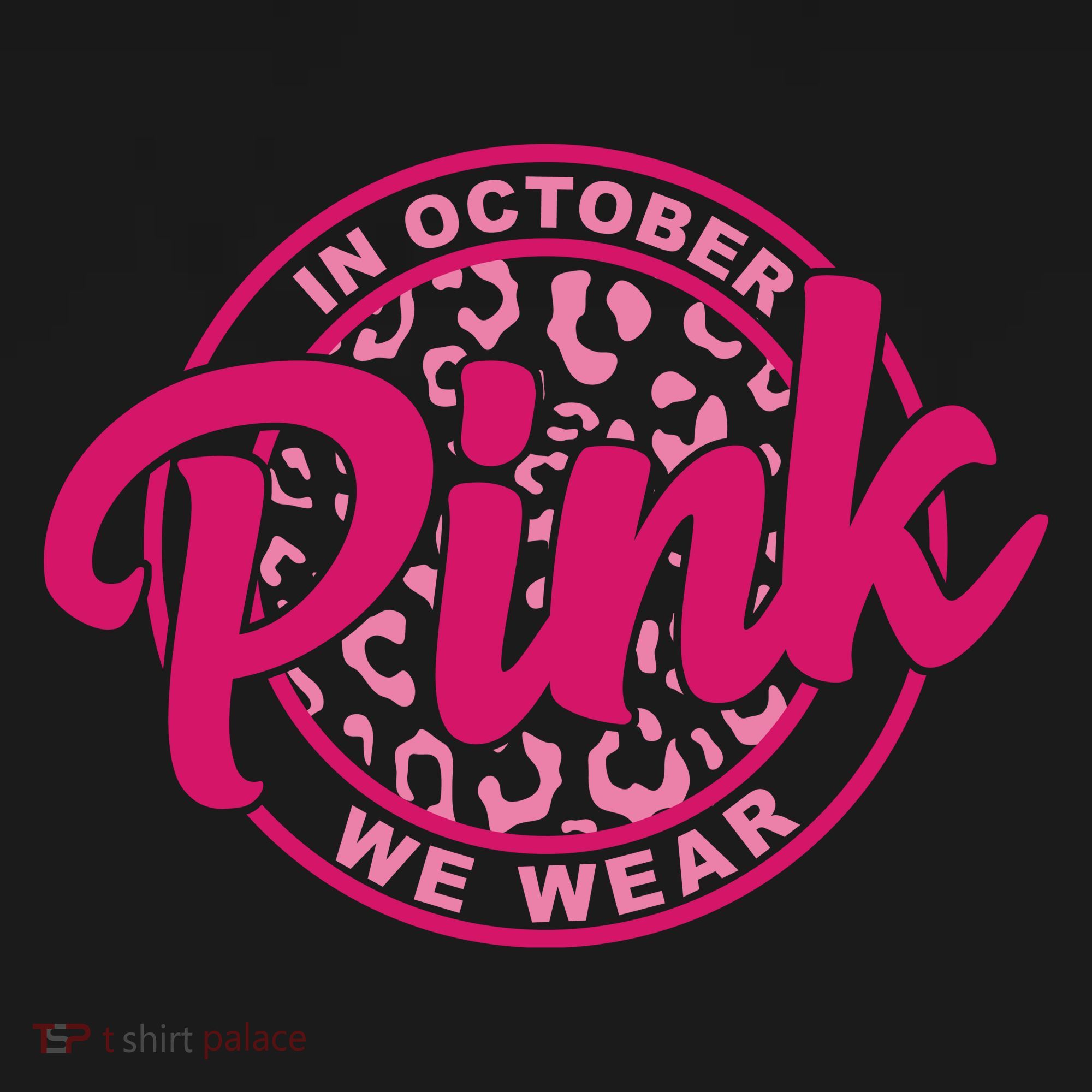 In October We Wear Pink Kids T-Shirt