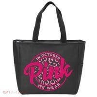 In October We Wear Pink Tote Bag thumb 0