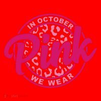 In October We Wear Pink Santa Hat thumb 1