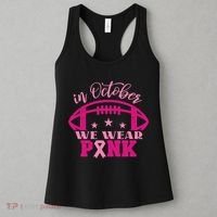 In October We Wear Pink Football Ribbon Women's Tank Top thumb 3