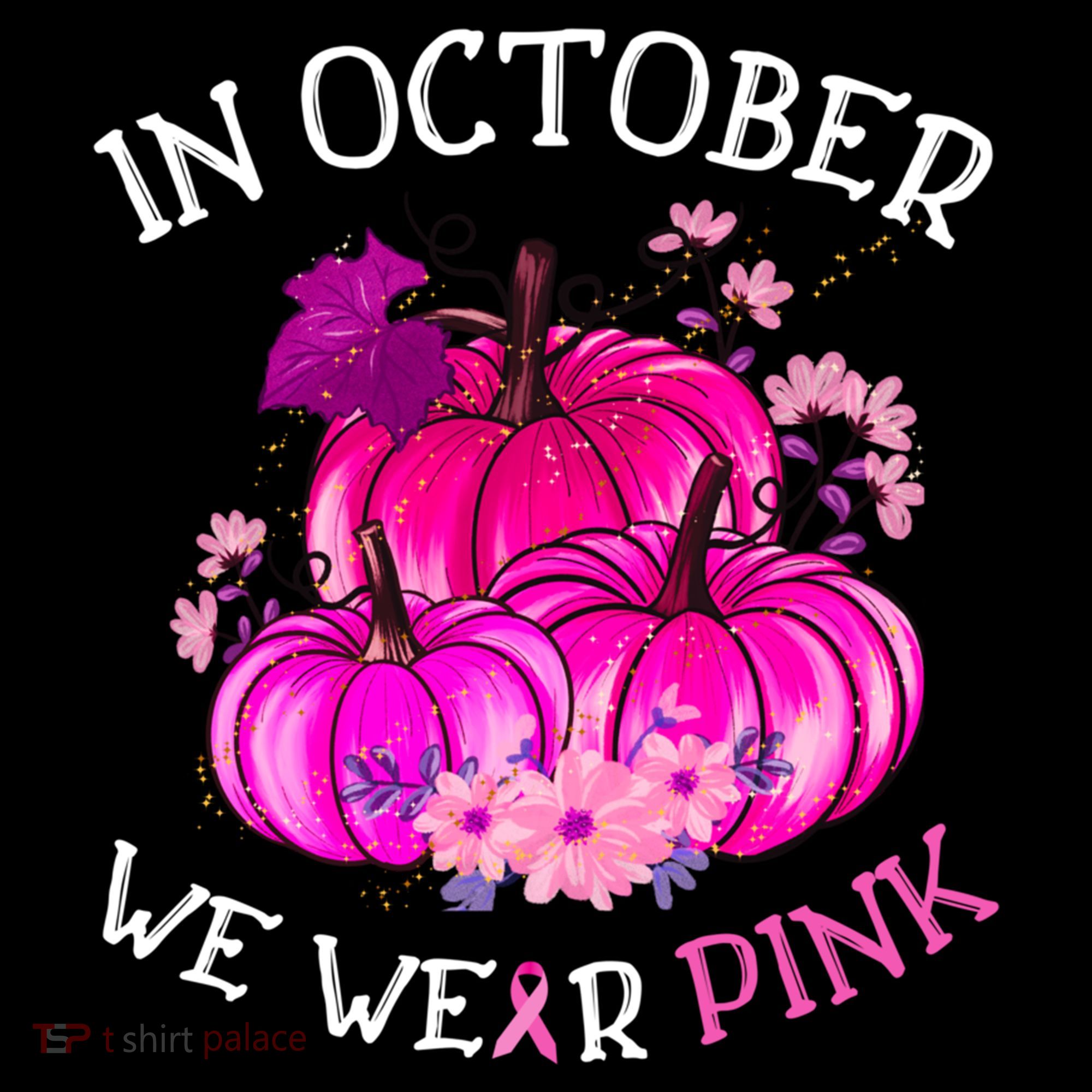 In October We Wear Breast Cancer Awareness October Gift Coffee Mug