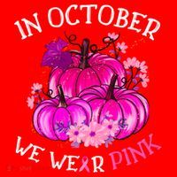 In October We Wear Breast Cancer Awareness October Gift Santa Hat thumb 1
