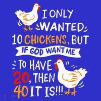 I Only Wanted 10 Chickens Crazy Chicken Farmer Coaster thumb 2