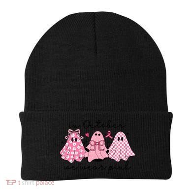 In October We Wear Cute Ghost S Cute Gift Beanie