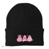In October We Wear Cute Ghost S Cute Gift Beanie thumb 0