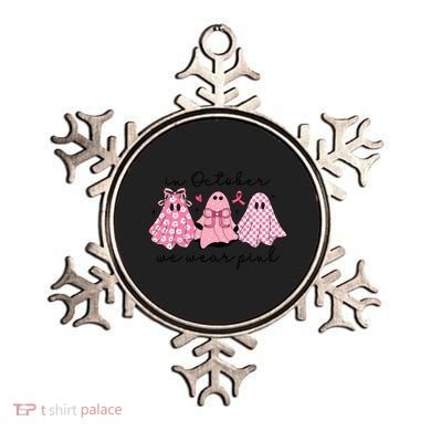 In October We Wear Cute Ghost S Cute Gift Ornament