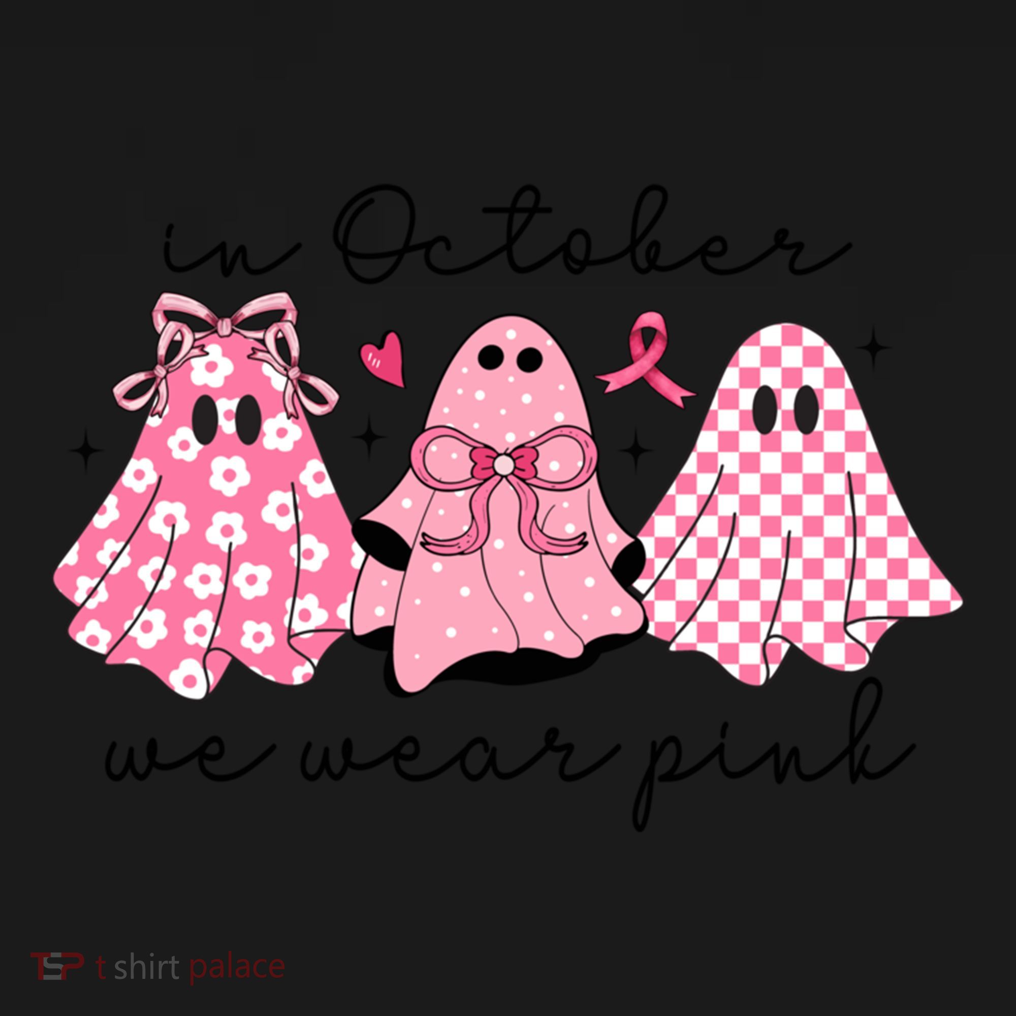 In October We Wear Cute Ghost S Cute Gift Ornament