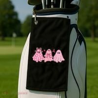 In October We Wear Cute Ghost S Cute Gift Golf Towel thumb 2