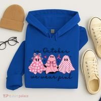 In October We Wear Cute Ghost S Cute Gift Hoodie thumb 4