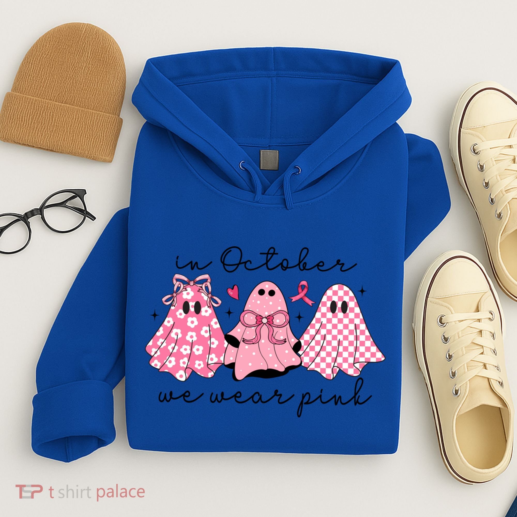 In October We Wear Cute Ghost S Cute Gift Hoodie