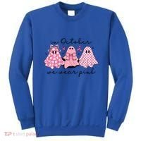 In October We Wear Cute Ghost S Cute Gift Sweatshirt thumb 0