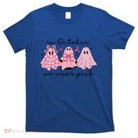 In October We Wear Cute Ghost S Cute Gift T-Shirt thumb 0