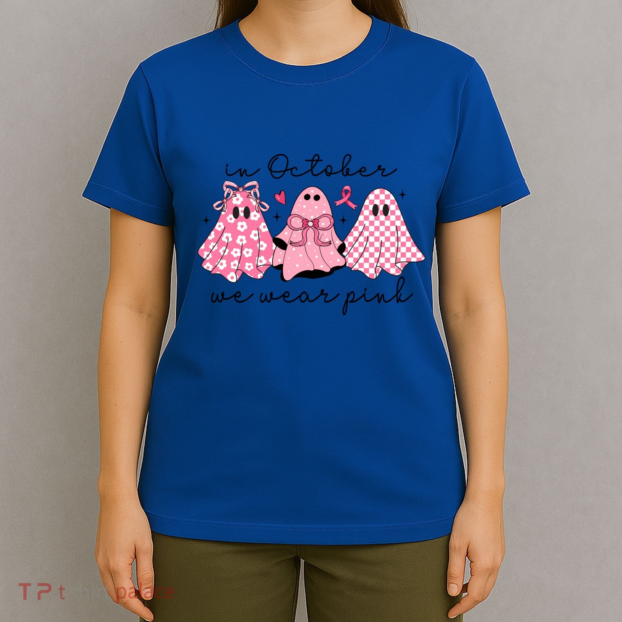 In October We Wear Cute Ghost S Cute Gift T-Shirt