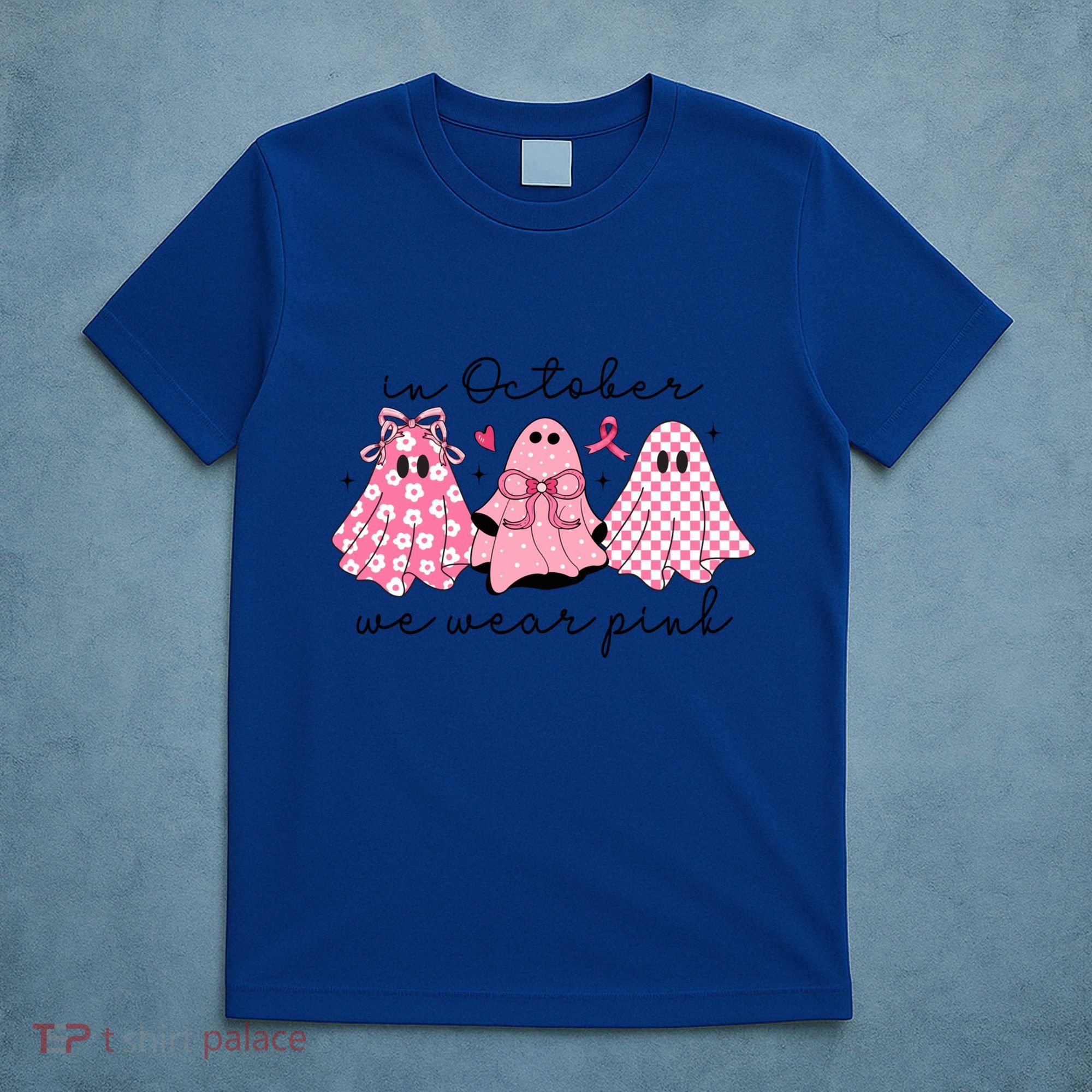 In October We Wear Cute Ghost S Cute Gift T-Shirt