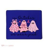 In October We Wear Cute Ghost S Cute Gift Mousepad thumb 0