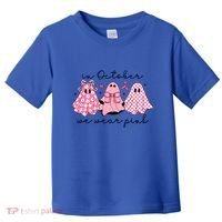 In October We Wear Cute Ghost S Cute Gift Toddler T-Shirt thumb 0
