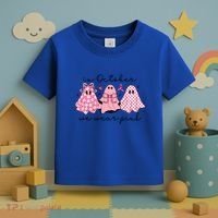 In October We Wear Cute Ghost S Cute Gift Toddler T-Shirt thumb 3