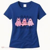 In October We Wear Cute Ghost S Cute Gift Women's T-Shirt thumb 0
