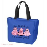 In October We Wear Cute Ghost S Cute Gift Tote Bag thumb 3