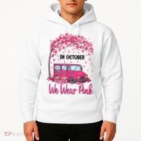 In October We Wear Pink Mail Carrier Postal Workers Hoodie thumb 2