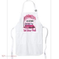 In October We Wear Pink Mail Carrier Postal Workers Apron thumb 0