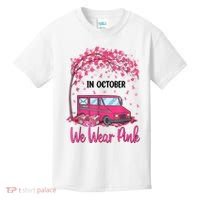 In October We Wear Pink Mail Carrier Postal Workers Kids T-Shirt thumb 0