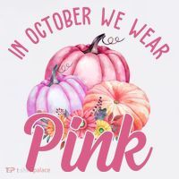 In October We Wear Pink Pumpkin Patch Breast Cancer Women's Tank Top thumb 5