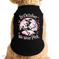 In October We Wear Halloween Party Great Gift Doggie Tank thumb 0