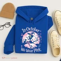 In October We Wear Halloween Party Great Gift Hoodie thumb 4
