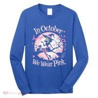 In October We Wear Halloween Party Great Gift Long Sleeve Shirt thumb 0