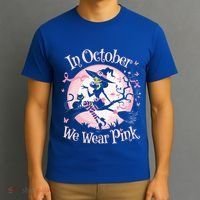 In October We Wear Halloween Party Great Gift T-Shirt thumb 3