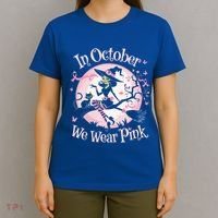 In October We Wear Halloween Party Great Gift T-Shirt thumb 4