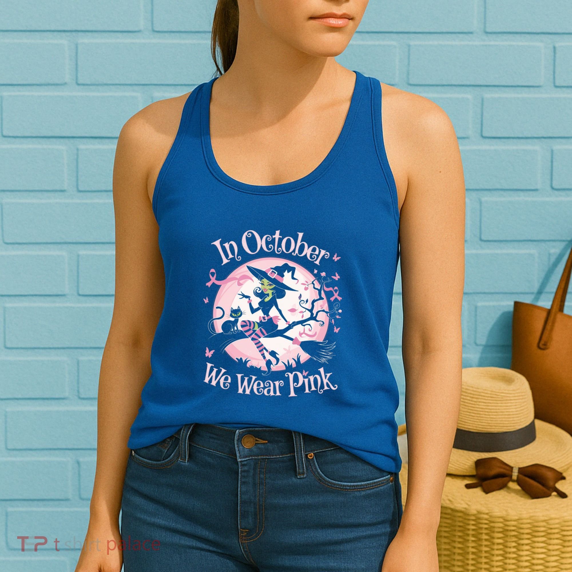 In October We Wear Halloween Party Great Gift Women's Tank Top