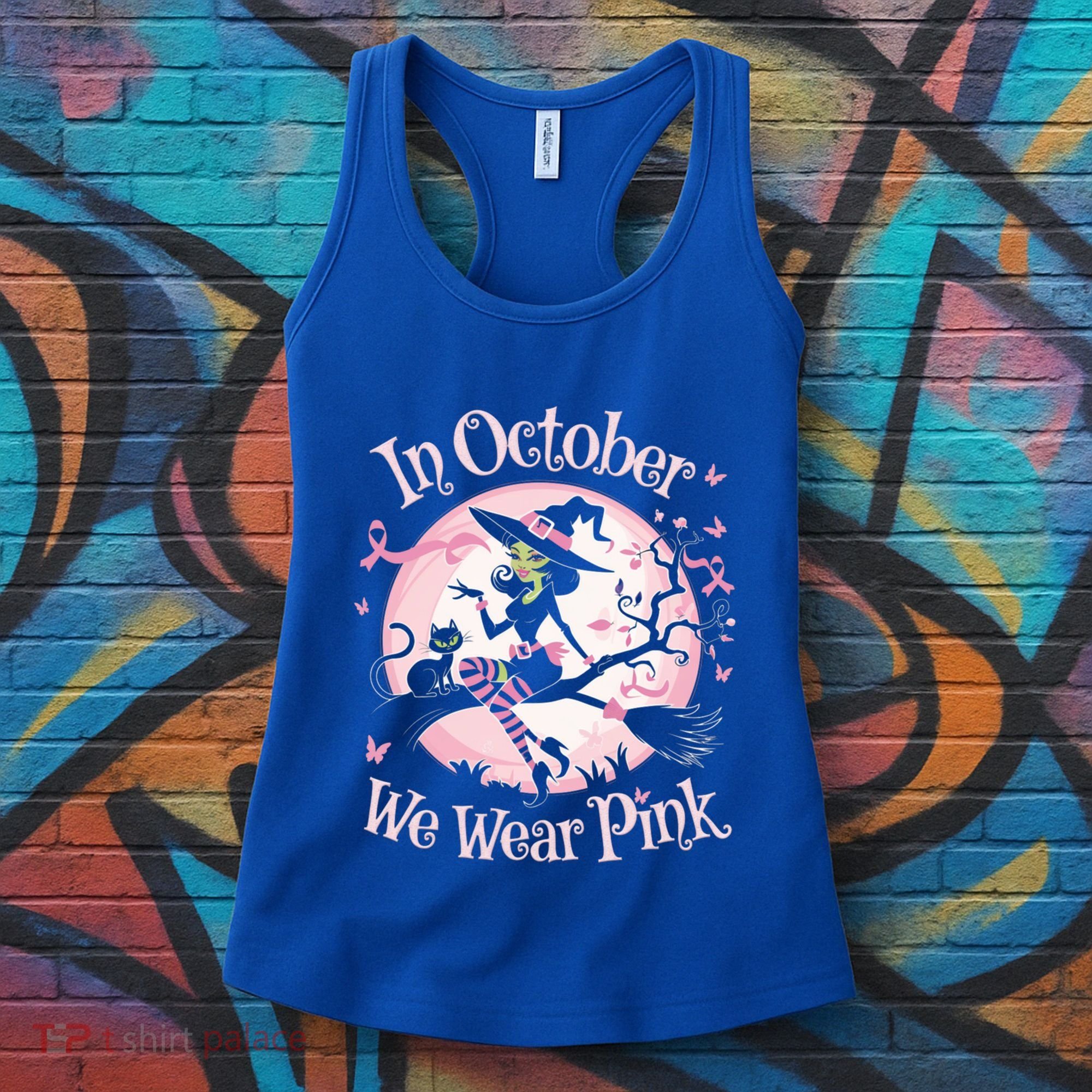 In October We Wear Halloween Party Great Gift Women's Tank Top