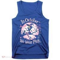 In October We Wear Halloween Party Great Gift Tank Top thumb 0