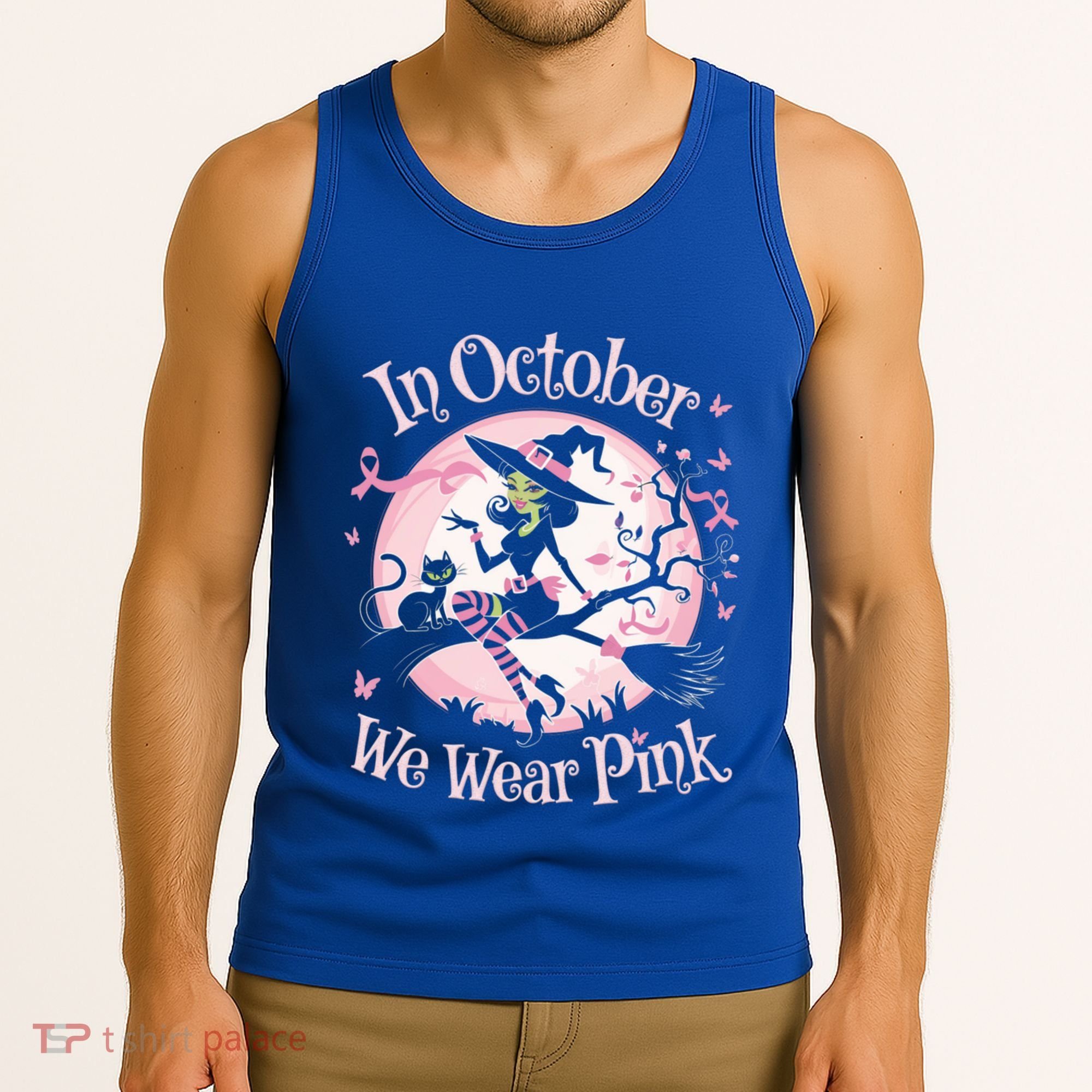 In October We Wear Halloween Party Great Gift Tank Top